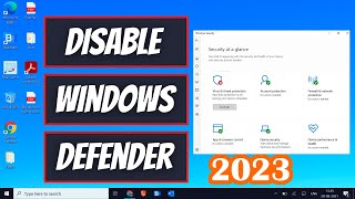 Turn Off or Disable Windows Defender in Windows 1110 2023 [upl. by Areik]