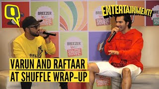 Varun Dhawan and Raftaar at the Breezer Vivid Shuffle WrapUp [upl. by Avis]