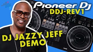 DJ Jazzy Jeff Throws Down On New 200 Pioneer DDJREV1 Controller 👀 [upl. by Selrac]