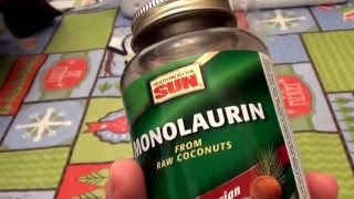 Monolaurin from Raw Coconuts Health from the Sun Capsules REVIEW [upl. by Cerellia186]