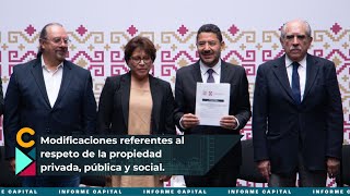 GobCDMX modifica artículo 3 sobre respeto a propiedad privada pública y social [upl. by Routh]