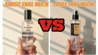 Cosrx snail mucin VS jumiso snail mucin [upl. by Ingar783]