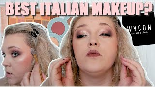 Best italian makeup brand  ALL I HAVE FROM WYCON COSMETICS  REVIEW  DEMO [upl. by Elinnet]