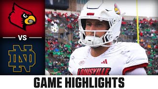 Louisville vs Notre Dame Game Highlights  2024 ACC Football [upl. by Kepner]