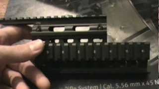 AK47 UTG Quad Rail System  The Afordable Choice [upl. by Adah]