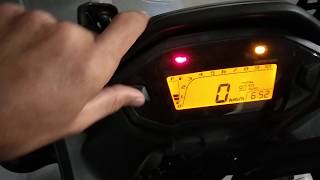 How to adjust the clock on Honda CB500X [upl. by Yendirb946]