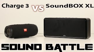 SoundBox XL VS Charge 3 SoundBattle [upl. by Maryjane]