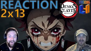 TANJIRO GOES GOD MODE  Demon Slayer 2x13 quotLayered Memoriesquot  REACTION [upl. by Allerus]