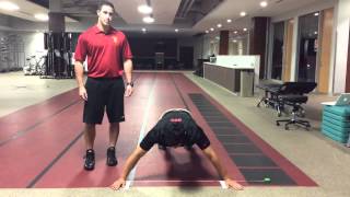 Closed Kinetic Chain Upper Extremity Stability Test [upl. by Michigan]