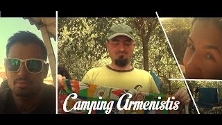 Camping Armenistis  Sony Actioncam HDRAS200VR [upl. by Auqenwahs]