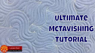 How to Quilt McTavishing Quilting on a Home Machine and Longarm Frame [upl. by Aldrich]