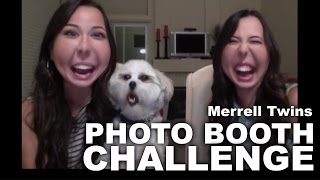 PHOTO BOOTH CHALLENGE  Merrell Twins [upl. by Acsirp435]