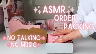 ✨ASMR ✨Small Business Order Packing  Lets pack orders ASMR edition packaging orders ASMR [upl. by Tereb]