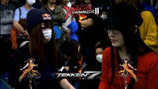 TEKKEN 7  Kemonomichi 2  TANUKANA 💖 vs YUYU 😍  FT10 [upl. by Anelad]