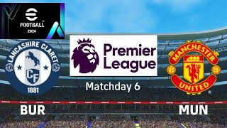 efootball  MATCH 6 6th place PREMIER LEAGUE 4K60fps [upl. by Nale]