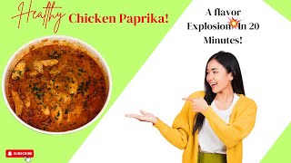 How to make the best chicken paprika at home in 20 minutes for beginners [upl. by Denny]