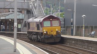 DB Cargo Class 66 passes Penrith 20524 [upl. by Tiler]