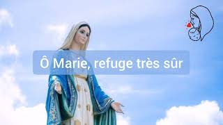 Chant à Marie  Vierge sainte Dieu ta choisie paroles [upl. by Amirak]