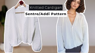 The Absolute Best Way to Create a Drop Shoulder Cardigan with Addi Knitting Machine [upl. by Sivar]