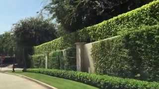 Tour the finest street in Los Angeles  Mapleton Drive in the Holmby Hills area Christophe Choo [upl. by Acim406]