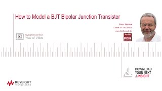 How to Model a BJT Bipolar Junction Transistor [upl. by Siravrat]