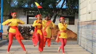 Huttidare kannada nadalli huttabeku remix song performed by Natya sharade kalalaya [upl. by Ttoile]