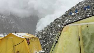 Nepal Earthquake  Everest Avalanche  April 25th 2015 [upl. by Mandeville]