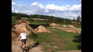 Dirt jump trails in Latvia [upl. by Nivrac]