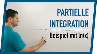 Partielle Integration Beispiel mit lnx  Mathe by Daniel Jung [upl. by Adnala451]