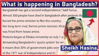 Bangladesh Sheikh Hasina  English To Somali [upl. by Lightman42]