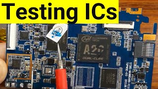 Testing ICs MOSFETs Voltage Regulators OptoIsolators TRIAC and Bridge Rectifier  Laptop Repair [upl. by Savil]