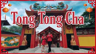 🏮TONG TONG CHA Chinese New Year🏮 Line Dance  Demo by Choreographer [upl. by Killian183]