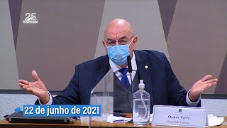 Veja resumo do depoimento do deputado Osmar Terra na CPI da Pandemia [upl. by Newbill]