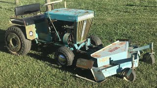 Pennsylvania meteor panzer 1008 with front mount woods mower deck [upl. by Hagerman]