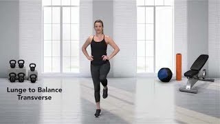 How to do a Lunge to Balance Transverse [upl. by Longawa]