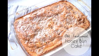 OldFashioned Honey Bun Cake  Easy Honey Bun Cake  Cake Mix Honey Bun Cake [upl. by Rieger440]