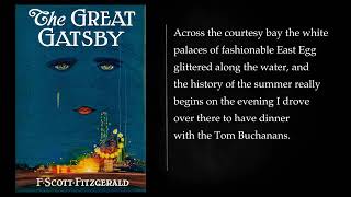 The Great Gatsby  By F Scott Fitzgerald audiobook full length [upl. by Mariko]