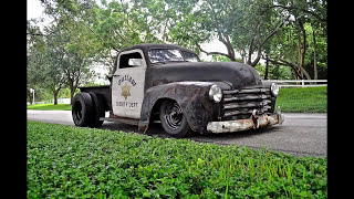 Ratrod Patina One of a Kind Dually Chevy Truck quotThe Sheriffquot [upl. by Bearnard]