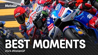 Best MotoGP™ Moments 🔥  2024 ItalianGP [upl. by Ardnahs]