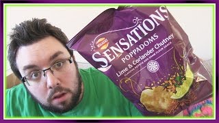 Walkers Sensations Lime amp Coriander Chutney Poppadoms Review [upl. by Glynnis688]