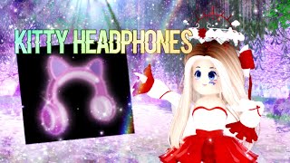 Comment avoir les nouveaux Kitty Headphones  Monstercat Update  Royale High Fr [upl. by Kooima]