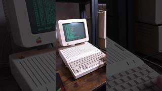 How to check your phone contacts using Apple IIc in 1984 shorts vintagecomputer [upl. by Sielen]