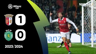 Resumo Braga 10 Sporting  Taça da Liga  sport tv [upl. by Paton]