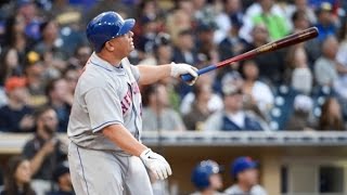 HES DONE THE IMPOSSIBLE Bartolo Colon launches a blast for first career homer vs Padres [upl. by Yelrak783]