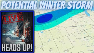 🔴BREAKING  Heavy Snowstorm Likely Next Week Live Winter Report [upl. by Nysila]