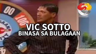 Vic Sotto Binasa sa Bulagaan [upl. by Lacsap340]