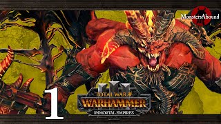 Total War Warhammer 3 Immortal Empires  Exiles of Khorne Skarbrand the Exiled 1 [upl. by Edy]