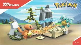 Mega Construx Instructions  Pokemon  DYF10  Squirtle Vs Charmander [upl. by Ishii]