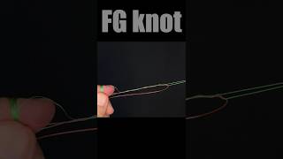 指に巻く FGノット 簡単 摩擦系ノット全てに対応 fishingknot 結び方 shorts [upl. by Stanway]