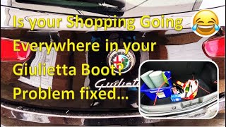 Alfa Romeo Giulietta Shopping always falling over in the Boot Problem [upl. by Yennek]